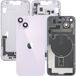 Apple Coque Batterie iPhone 14 Plus, Avec Châssis Central, Pièces Complètes, Violet, Échange Premium