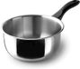 Lacor - Garinox gietpan recht, roestvrij staal, schenktuit, ergonomische bakelieten handgreep, 2 liter, Ø 18 cm