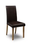 Julian Bowen set van 2 Hudson bruine stoelen