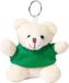 Merkloos / Sans marque Makito Western Europe (mkto) Teddybeer sleutelhanger groen