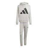 Adidas Sportswear Big Logo French Terry Trainingspak Grijs L