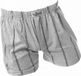 Funderwear-Fun2wear wijde heren boxershort krijtstreep - Katoenen losse boxershort met gulp - Grijs / XXL
