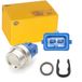 HELLA 6PT 009 107-551 Temperatuursensor - 12V - 2-polig - Gestekt - Met pakking - Met zekerheidsring