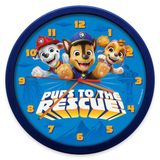 Kids Paw Patrol Rescue Pups wandklok 25 cm