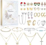 oCreon Adventskalender 2024 - Kerstkalender voor dames en meisjes - Aftelkalender met 24 verrassingen - Kerstcadeau