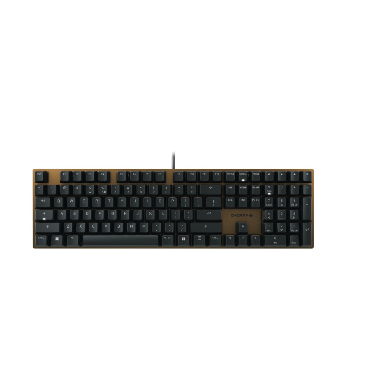 CHERRY KC 200 MX - Gaming Keyboard - USB - QWERTY - English - Black/Bronze