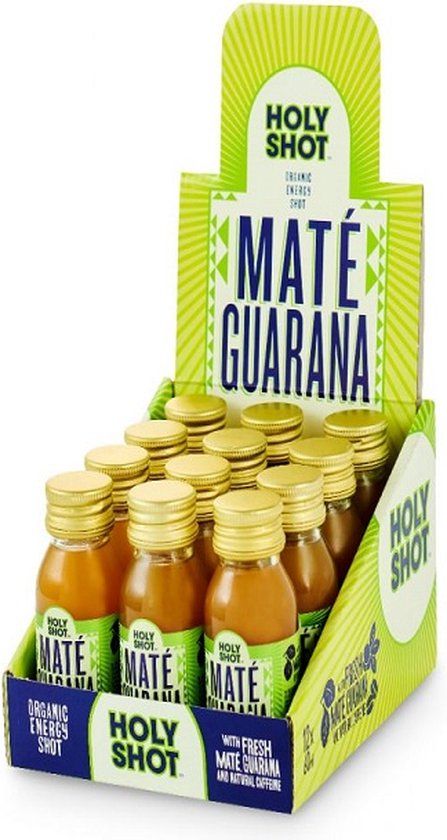 Holy Shot Maté Guarana - 12 x 60ml - 12 Stuks