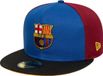 New Era Mes Que Un 59Fifty FC Barcelona Cap, Mannen, Kastanjebruin, Pet, maat: 7 1/4