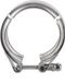 Collier de serrage de tuyau d'échappement en acier inoxydable universel à boulon en T de 25 pouces et 63 mm - Collier de serrage turbo downpipe en V-band - Voitures Motos