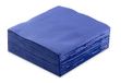 Morigami Servet standaardformaat, 1/4 vouwen, kant en rand, blauw, 60 servetten