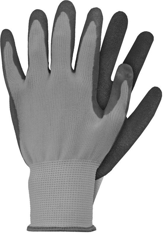 Talen Tools Werkhandschoenen latex grijs maat S