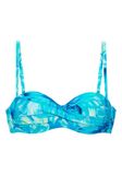 s.Oliver Bikinitop turquoise / lichtblauw / donkerblauw / geel