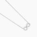Collier Lou Argent Blanc Oxyde De Zirconium