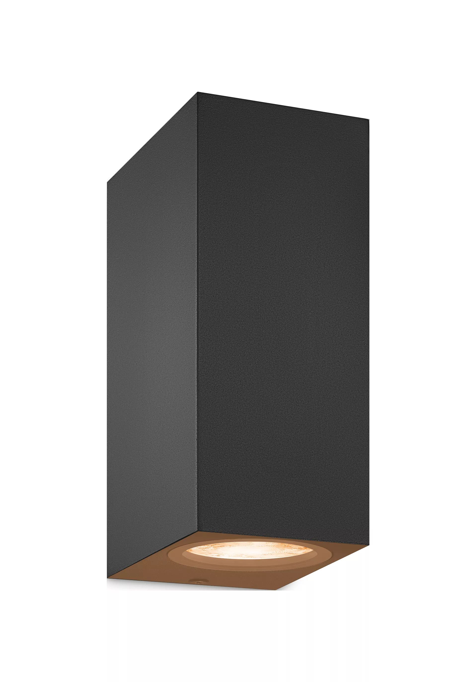 WiZ Up&down Smart Wall Light - Black - LED - Dimmable - 2200-6500K - 345 lm - 4.7W - Metal - 15000h - IP20