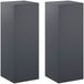 vidaXL Plantenstandaard 2 pcs antraciet 30 x 30 x 80 cm