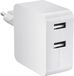 Voltcraft SPS-2400/2+WH-N USB-oplader 24 W 2x USB-A Wit Binnen