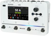 Mooer GS1000 - Processeur de profilage d'ampli intelligent préamplificateur blanc
