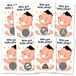 Zuoziosx Baby Shower Games 38 loterij kaarten, decoraties, vuile luier Scratch Off Game, Baby shower activiteit en idee, leuk en gemakkelijk te spelen