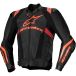 Alpinestars Veste En Cuir Missile V3 Ignition Black Red Fluo Dark Red, Taille: 48