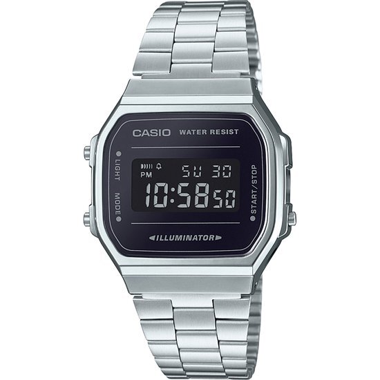 Casio horloge Zilverkleurig/zwart