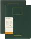 Moleskine Student Cahier Journal, set van 2 gelinieerde notitieschriften met uitneembare pagina's, kartonnen envelop en stickers, kleur mirtegroen, formaat XXL 21,6 x 27,9 cm