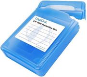 Logilink Afsluitbare bescherm box voor 3,5'' HDD / blauw