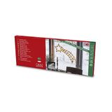 Konstsmide 2160-010 LED komeet venster silhouet, 35 diodes warm wit, 230 V, binnen, witte kabel