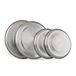 Relaxdays fornuis deksels, 4 stuks, kookplaat afdekking, tot Ø 20 cm, voor gangbare fornuizen, elektrische haard, zilver