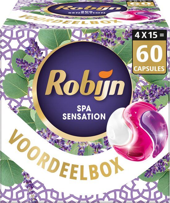 Robijn Collections 3-in-1 Wascapsules Color Spa Sensation - 60 wasbeurten
