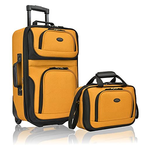 Traveler's Choice U.S. Traveler Rio handbagageset - mosterd/oranje