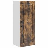 vidaXL Wandkast PORTO Rook Eiken 40 x 31 x 100 cm Bewerkt hout