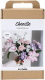 Creativ company CC Craft Kit Pipe Cleaner Flowers, Flowers, pastel colours, 1 pack