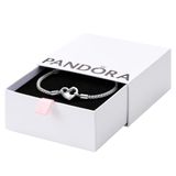 PANDORA Armband met Oneindig Hartsluiting Sterling Zilver 19cm