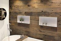 Looox Colour BoX inbouwnis - 60x30x10cm - RVS Wit mat