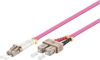 Good Alcasa LW-803LS4 Glasvezel kabel 3 m OM4 LC ST Violet