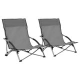 VidaXL 312491 Tuinstoel Terras Oxford, Staal Grijs