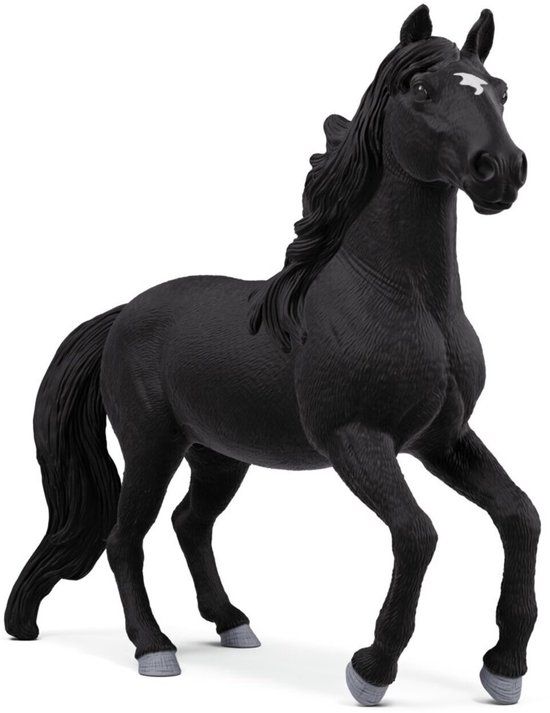 Schleich Lusitano hengst zwart realistisch figuur