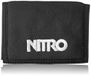 Nitro Uniseks Portemonnee, Zwart, 14 cm