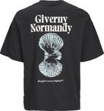 JACK&JONES JORMILOS TEE SS CREW NECK SN Hommes T-shirts Noir Coton S Loose Fit