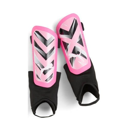 Puma Ultra Lite Ankle Scheenbeschermers - Zuchsia/Zit/Zwart
