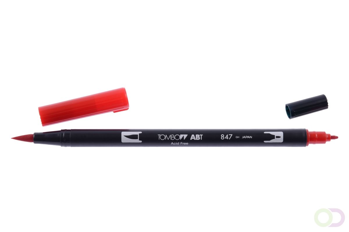 Tombow ABT Dual Brush Pen Crimson - 4901991902075