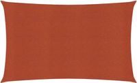 vidaXL Zonnezeil HDPE 2x5m Terracotta UV-bestendig