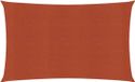 vidaXL Zonnezeil HDPE 2x5m Terracotta UV-bestendig