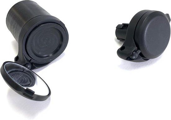 THE BEAM CORKY URBAN Flat Bar Rearview Mirror - Black