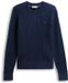 Tommy Hilfiger Dames Gebreide Trui Katoen Ronde Hals Lange Mouw Casual Herfst/Winter M