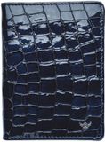 Golden Head Leren identiteitskaarthoesje Cayenne RFID Protect Ausweisetui 4480 Nachtblau