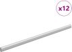 vidaXL Kaststang - 12 stuks - Zilver - Aluminiumlegering