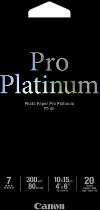 Canon PT-101 - Pro Platinum Photo 10x15cm, 20 sheets