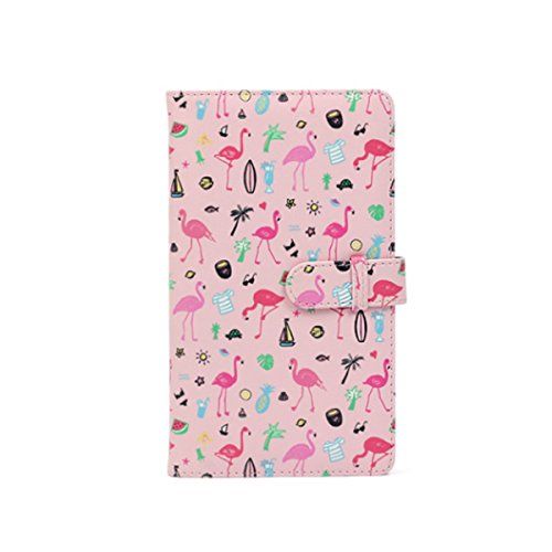 JXE 96 Zakken Foto Album 3 inch voor Fujifilm Instax Mini Camera - Watermeloen Flamingo