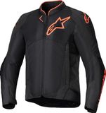 Alpinestars Viper Air V4 Motorfiets textiel jas Zwart/Rood 2XL